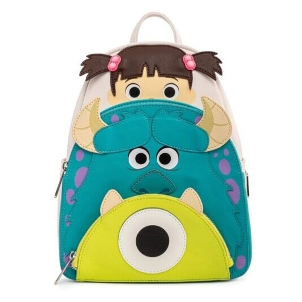 Kids Monster Backpack - Blue and Green